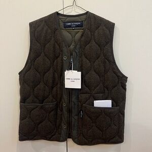 Comme des Garçons Wool and Pimaloft Insulated Vest